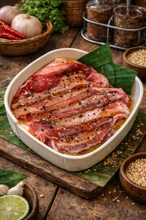 Marinated Beef Short Plate