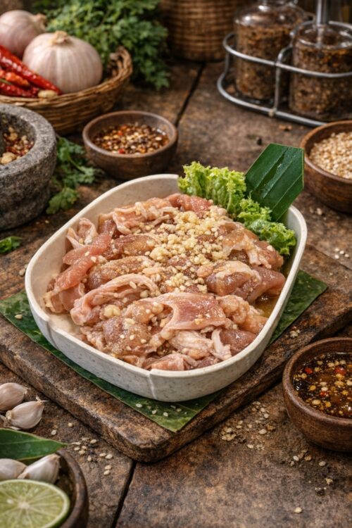 Marinated Garlic Chicken