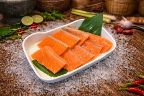 Salmon Sliced